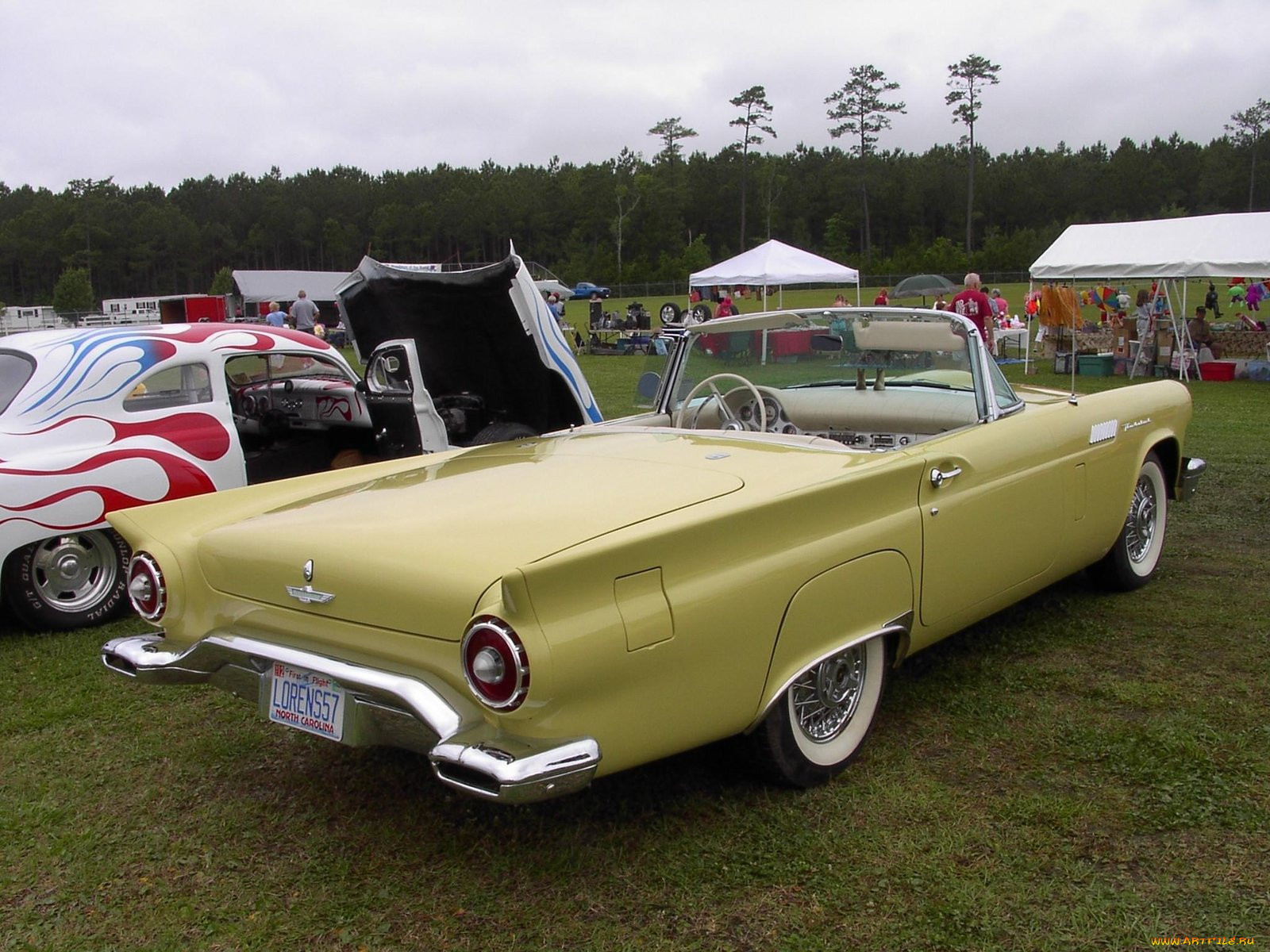 1957, ford, thunderbird, convertible, classic02, 